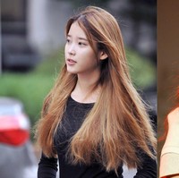 U memiliki rambut panjang dan tebal yang sering ditata bergelombang. Tapi saat sedang tak ditata, terlihat rambutnya pecah-pecah, kusut serta kusam. Foto: Dok. Koreaboo