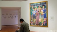 Karya-karya sang maestro yang dibui selama 13 tahun dan menjadi tahanan politik itu dipajang untuk pertama kalinya di hadapan publik.  Foto: Tia Agnes/ detikHOT