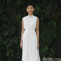 Fashion show gaun pengantin dari Sapto Djojokartiko di Grand Hyatt Jakarta Wedding Fair 2018, Jumat [10/8/2018]. Foto: Mohammad Abduh/Wolipop