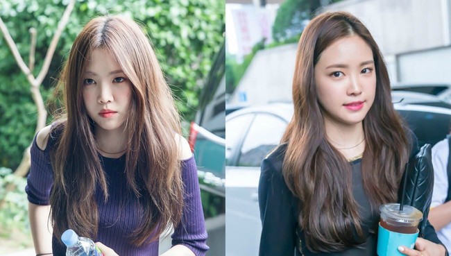 Naeun dari Apink sepertinya harus selalu memakai serum atau kondisioner agar rambutnya terlihat berkilau. Saat tak ditata, rambut Naeun tampak pecah-pecah di bagian ujungnya. Foto: Dok. Koreaboo