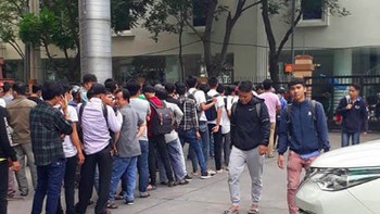 Jumlahnya kabarnya sampai ratusan orang. Foto: Techbike