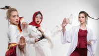 Menyambut salah satu event olahraga terbesar itu, Girls Squad lakukan pemotretan berkonsep. Foto: Dok. Instagram/dierabachir Sudah Diverifikasi