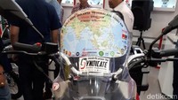 Kalau dilihat ke atas (setelah Thailand dan menuju Himalaya-Red) itu melewati Danger-Road, melintasi jalan tertinggi di dunia. Tujuan himalaya menjadi impian dan sulit. Tapi alhamdulillah dengan koordinasi yang baik dan didukung Viar untuk support motornya jadi perjalanan ini bisa terwujud, ujar Goenadi. Foto: M luthfi Andika