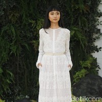 Fashion show gaun pengantin dari Sapto Djojokartiko di Grand Hyatt Jakarta Wedding Fair 2018, Jumat [10/8/2018]. Foto: Mohammad Abduh/Wolipop