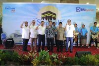 Peresmian disaksikan oleh Kabag Penyelenggaraan Wakaf Zakat Suprat, Deputi OJK Regional 4 Budi Susetyo, Wapinwil BRI Surabaya Miswan Nawawi, Deputy Funding & Hajj Group BRIsyariah Inza Putra, dan Funding & Hajj Group Head BRIsyariah Wijayanto (Foto: dok. BRIsyariah)