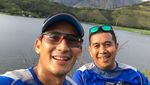 Foto: Gaya Traveling Sandiaga Uno