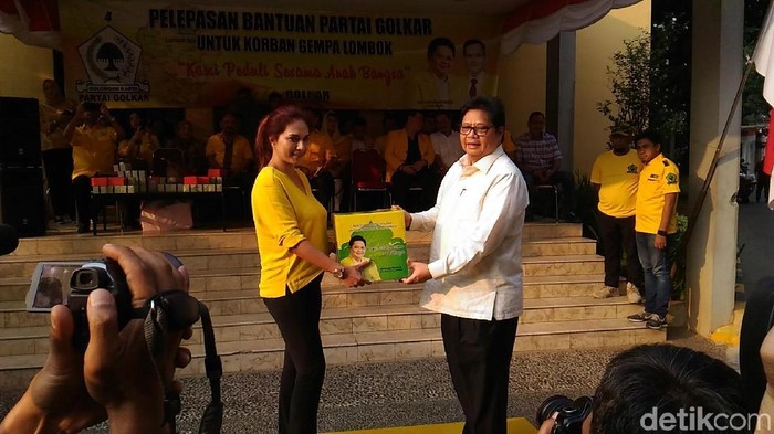 Golkar Kirim 2.000 Paket Sembako untuk Korban Gempa NTB