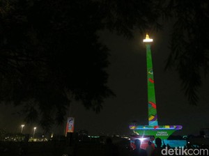 Libur Hari Kemerdekaan, Ayo Tonton Video Mapping di Monas!