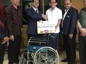Sido Muncul Beri Bantuan Senilai Rp 210 Juta bagi Korban Gempa Lombok