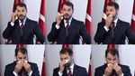 Saat Menantu Erdogan Berkeringat Pidato Soal Ekonomi