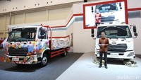 Truk Kuzer menjadi yang favorit kedua di kategori kendaraan komersial favorit pengunjung GIIAS 2018. Foto: UD Trucks