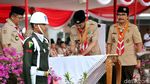 Gaya Jokowi Dalam Balutan Seragam Pramuka