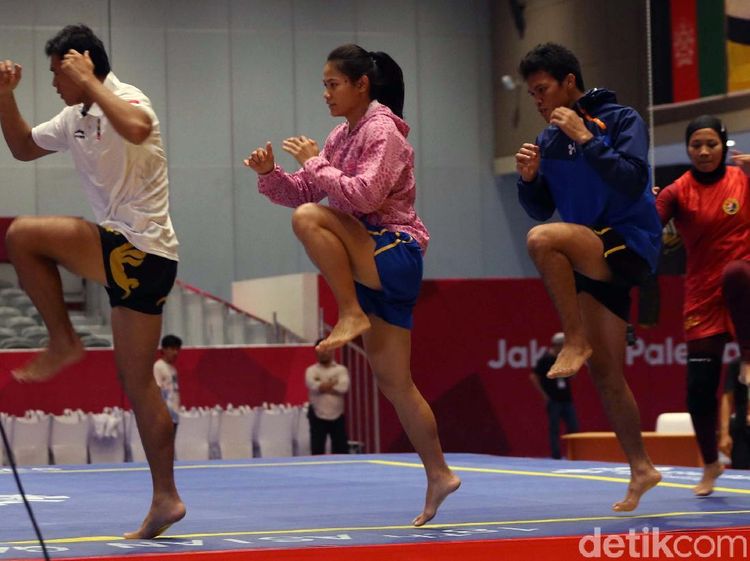 Venue Belum Kelar, Atlet Wushu Tetap Berlatih