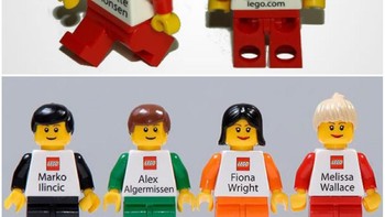 Kartu nama agen dengan karakter lego. (Foto: Boredpanda)