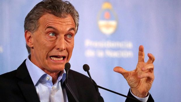 Presiden Argentina Mauricio Macri