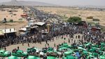 Lautan Manusia di Pemakaman 40 Anak Korban Serangan Arab Saudi
