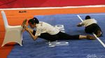 Venue Belum Kelar, Atlet Wushu Tetap Berlatih