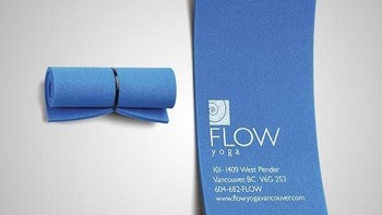 kartu nama pelatih yoga. (Foto: Boredpanda)