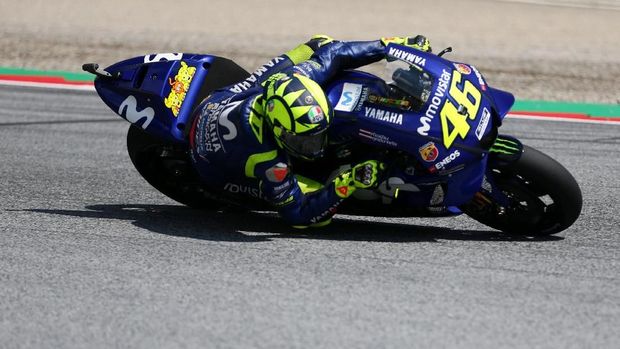 Valentino Rossi di Red Bull Ring bulan Agustus lalu