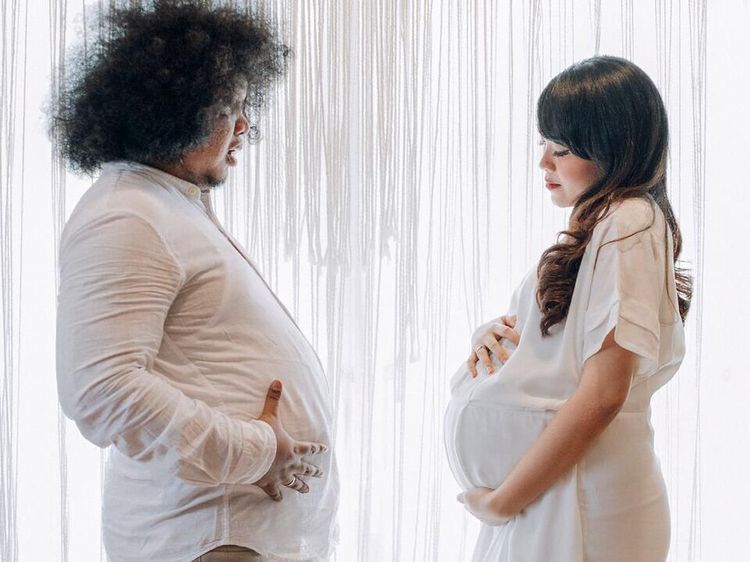 Lucunya Babe Cabita dan Istri saat Lakukan Maternity