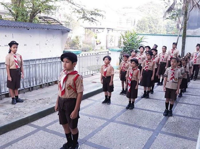 Potret Anak-anak di Hari Pramuka 2018