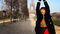 Foto: Ini dirinya saat berada di Menara Eiffel, Paris. (mirei_kiritani_/Instagram)