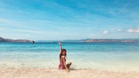Foto: My heart left here in Bajo, begitu tulis Maria di Instagramnya. (Instagram/@mariaselena_)