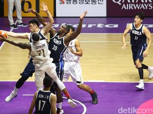 Tim Basket Putra Indonesia Kesulitan Adang Raksasa-Raksasa Korsel