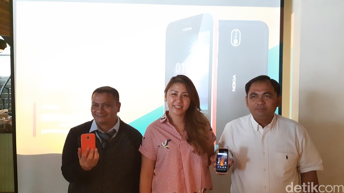 Suasana peluncuran Nokia 1. Foto: Virgina Maulita Putri/detikinet Suasana peluncuran Nokia 1. Foto: Virgina Maulita Putri/detikinet