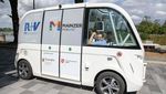 Melihat Uji Coba Bus Tanpa Pengemudi di Jalanan Kota Mainz Jerman