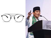 Harga Rp 1 Jutaan, Ini 5 Kacamata Brand Lokal yang Dipakai Sandiaga Uno