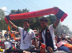 Sambutan Meriah Publik Magelang buat Bagus Kahfi-Bagas Kaffa