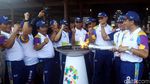 Potret Meriahnya Arak-arakan Obor Asian Games di Jakarta