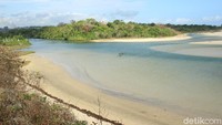 Kampung Adat Ratenggaro langsung menghadap muara Sungai Waiha dan pantai. Di seberangnya pun tampak Kampung Adat Waingapu (Randy/detikTravel)  