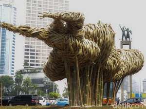 PDIP Sepakat Pemprov DKI Pajang Seni Bambu di Ruang Publik