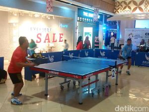 Sambut Asian Games, Ada Turnamen Tenis Meja yang Digelar di Tengah Mal