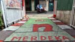 Giliran Mural HUT RI Hiasi Jakarta