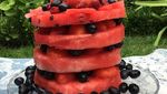 Manis Segar! Kue Ulang Tahun Ini Terbuat dari Buah Semangka