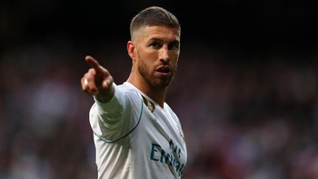 Sergio Ramos (Real Madrid/Spanyol) dengan rating 91. (Foto: Catherine Ivill/Getty Images)