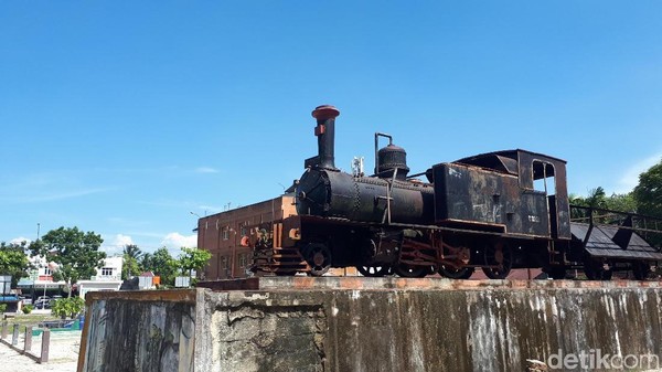 Melihat Lokomotif Saksi Bisu Kekejaman Jepang di Riau