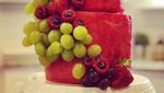 Manis Segar! Kue Ulang Tahun Ini Terbuat dari Buah Semangka