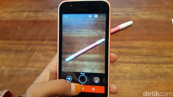 Smartphone ini dihargai Rp 999.000 dan menyasar pasar smartphone entry level. Foto: Virgina Maulita Putri/detikINET