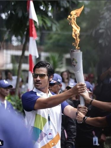 Chicco Jerikho Bangga Jadi Pembawa Obor Asian Games 2018