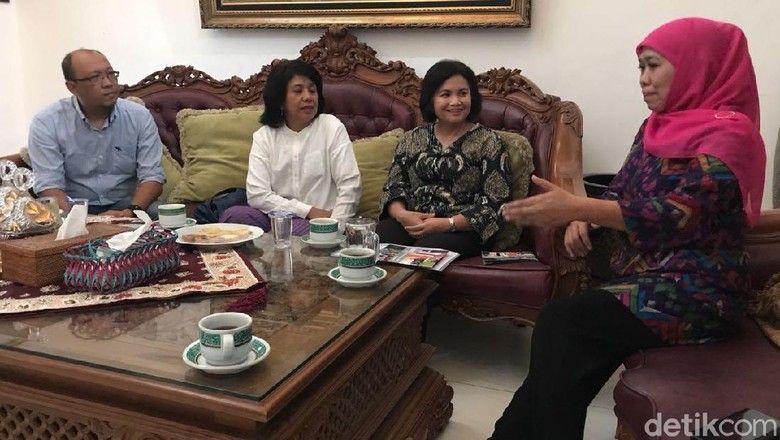 Bertemu Khofifah, Istri Munir Bahas Pembangunan Museum HAM Bertemu Khofifah, Istri Munir Bahas Pembangunan Museum HAM