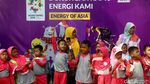 Potret Meriahnya Arak-arakan Obor Asian Games di Jakarta