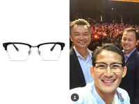 Harga Rp 1 Jutaan, Ini 5 Kacamata Brand Lokal yang Dipakai Sandiaga Uno