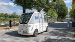 Melihat Uji Coba Bus Tanpa Pengemudi di Jalanan Kota Mainz Jerman
