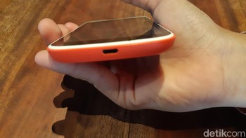 Nokia 1 dibekali kamera depan dengan resolusi 2MP dan kamera belakang 5MP yang dilengkapi flash. Foto: Virgina Maulita Putri/detikINET