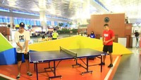 Ada banyak permainan seru tanggal 14-17 Agustus 2018 di Bandara Soekarno-Hatta. Perlombaan ini dalam rangka Asian Games dan kemerdekaan RI (dok Angkasa Pura II)