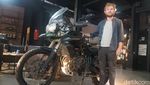 Bule Irlandia Naik Motor Sampai Indonesia